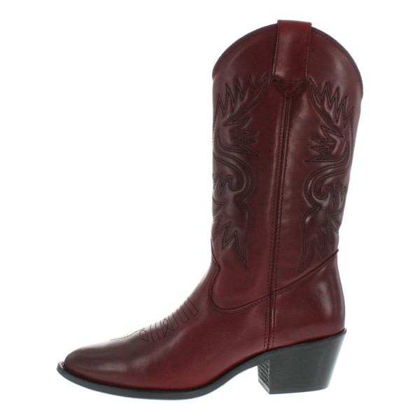 MAE - Westernstiefel Antikfinish weinrot